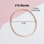 Staples Economy #16 Rubber Bands, 2-1/2" x 1/16", 500/Pack (28615-CC)