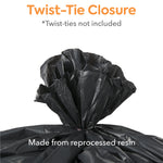 Coastwide Professional™ 40-45 Gallon Trash Bag, 40" x 46", Low Density, 1.8 mil, Black, 100 Bags/Box (CW18208)
