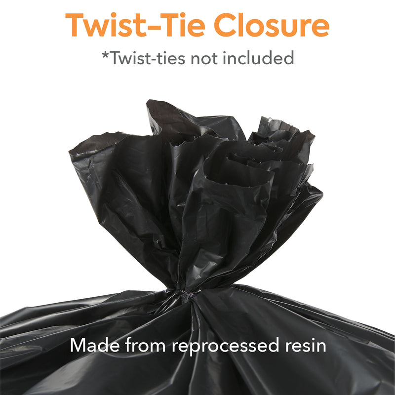 Coastwide Professional™ 30-33 Gallon Trash Bag, 33" x 39", Low Density, 1.35 mil, Black, 150 Bags/Box (CW18206)