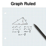 Staples® Graph Paper, 8" x 10.5", 80 Sheets/Pack, 24/Carton (40476CT)
