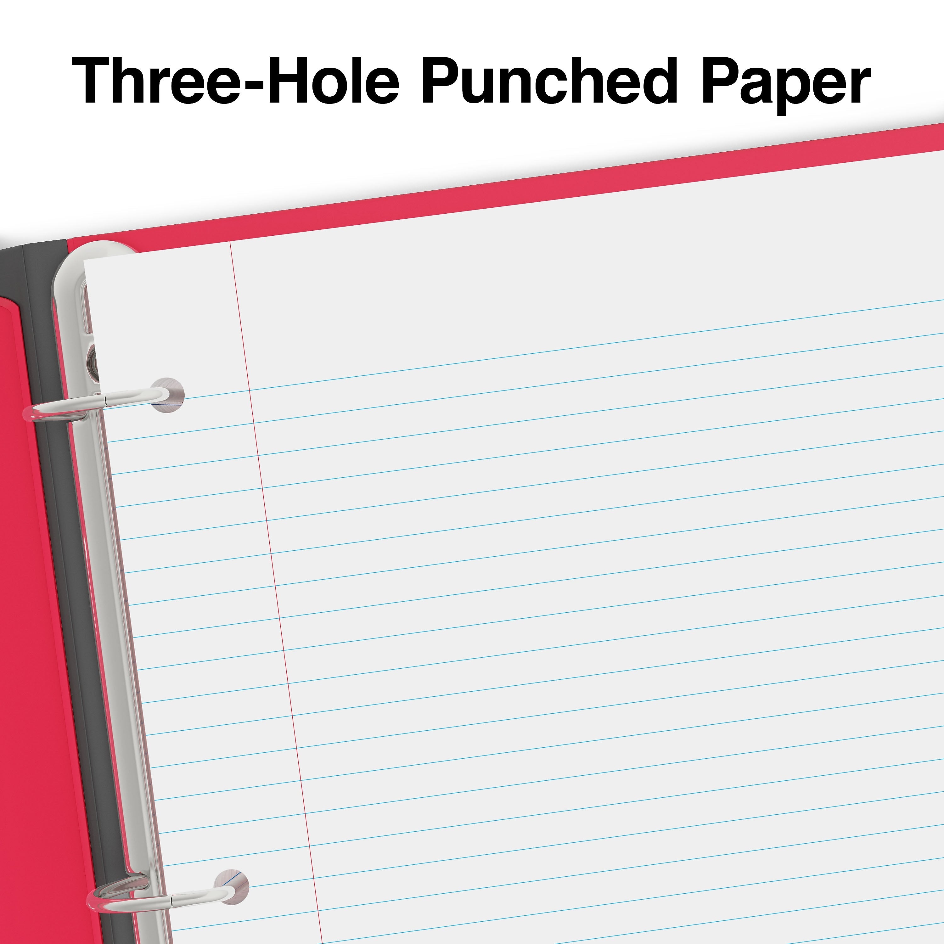 Staples College Ruled Filler Paper, 8.5" x 11", White, 400 Sheets/Pack, 12 Packs/Carton (TR27521)