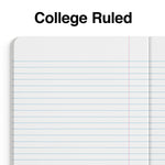 Staples 1-Subject Composition Notebooks, 7.5" x 9.75", College Ruled, 100 Sheets, Assorted Colors, 48/Carton (TR55063MCT)
