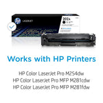 HP 202A Black Standard Yield Toner Cartridge, Prints Up to 1,400 pages (CF500A)