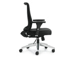 Offices To go Mesh Back Patterned Fabric Task Chair, Black (OTG11325B)