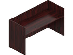 Offices To Go No Top 71" Reception Desk Shell, American Mahogany (TDSL7130RDSNTAML)