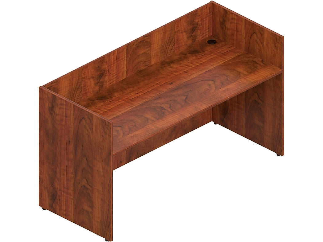 Offices To Go No Top 71" Reception Desk Shell, American Dark Cherry (TDSL7130RDSNTADC)
