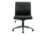 Offices To Go Faux Leather Task Chair, Black (OTG11735PU30/BL20)
