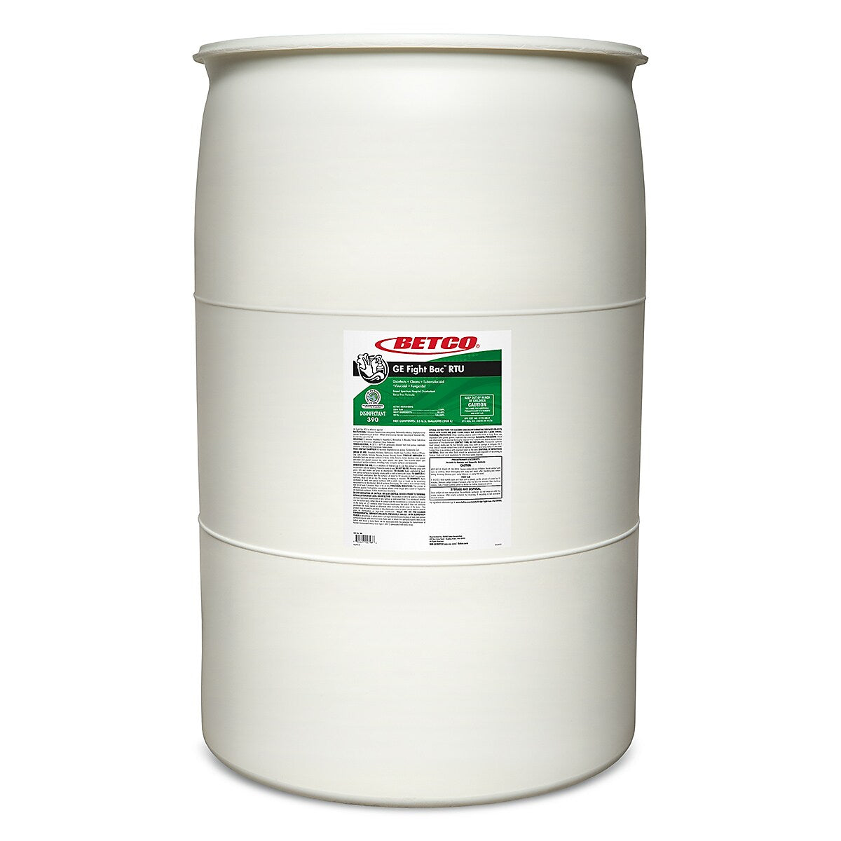 Betco GE Fight Bac RTU Disinfectant, Fresh, 7040 Oz., 55 Gal Drum, 4/Pallet (3905500P)