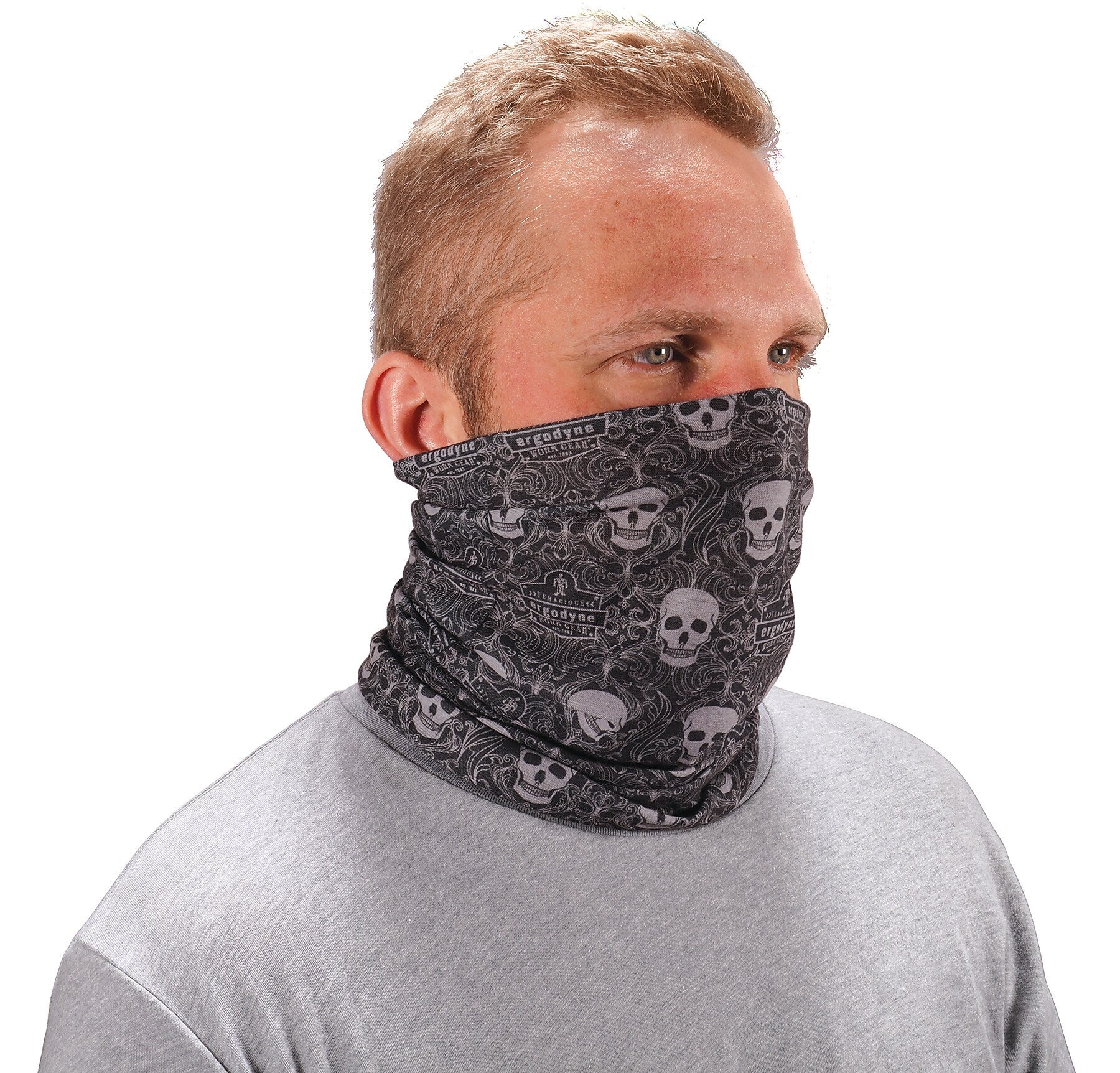 Ergodyne CORE Headband, Skulls, One Size (42112)