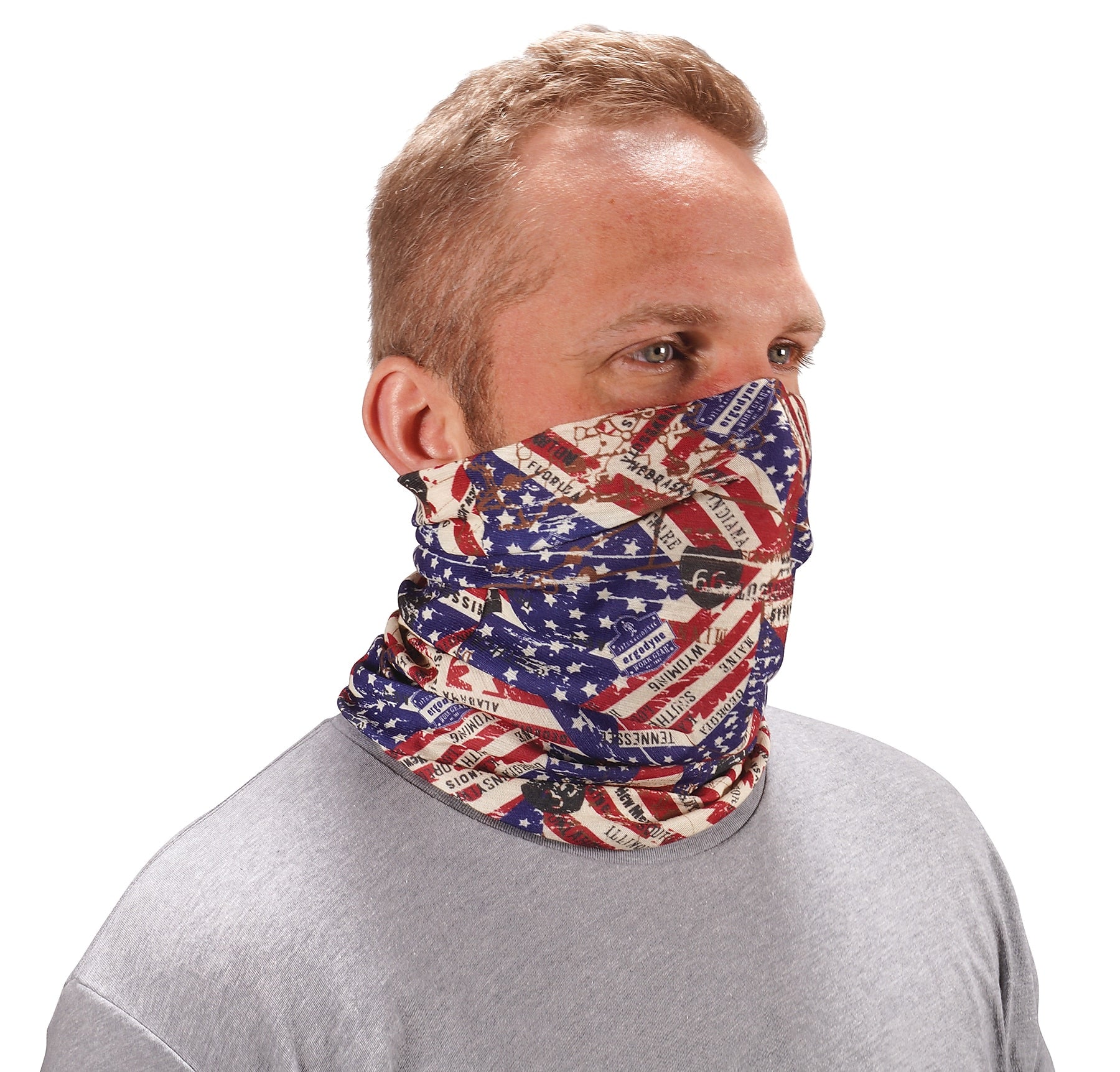 Ergodyne CORE Headband, Stars & Stripes, One Size (42103)
