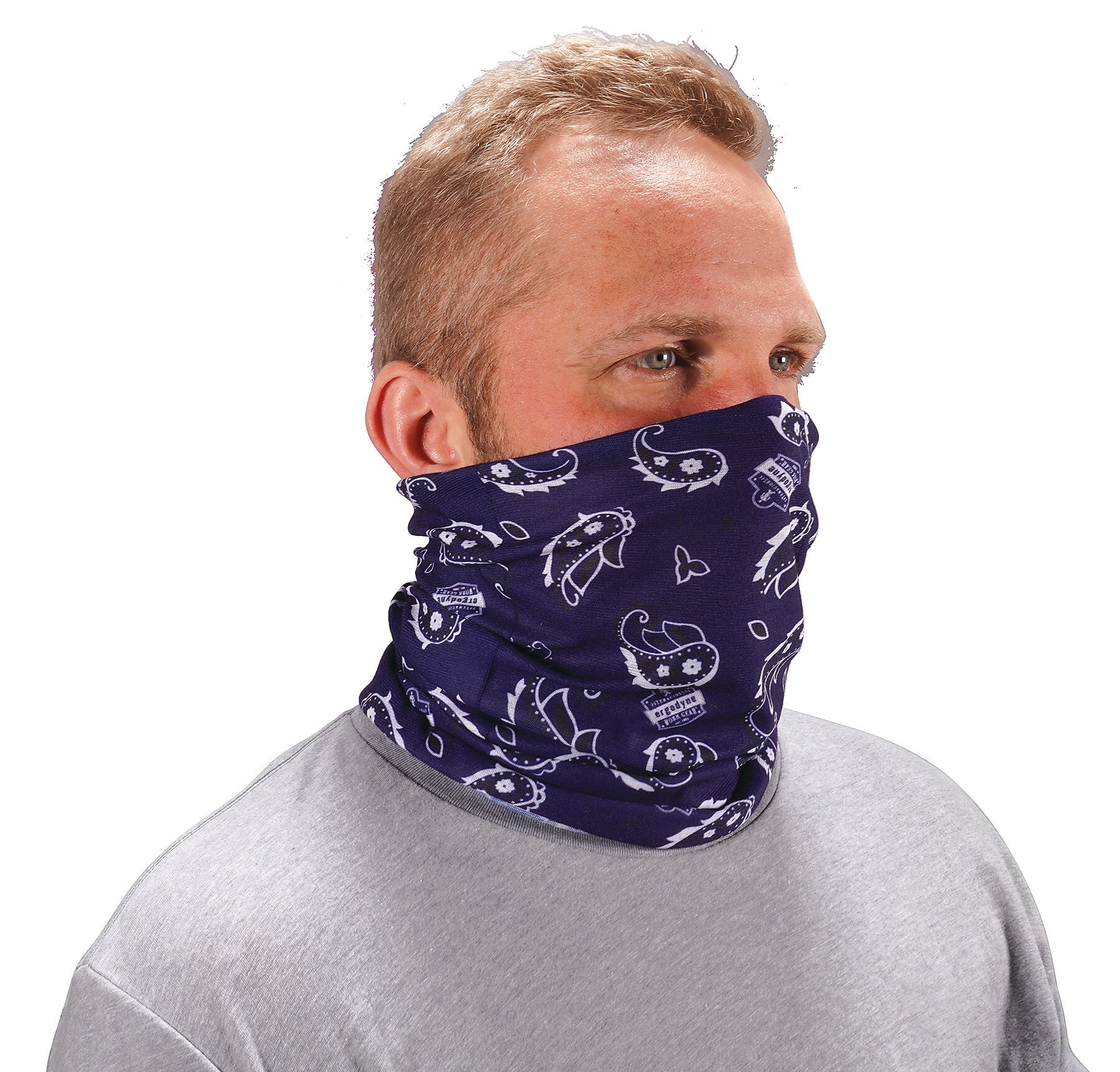 Ergodyne CORE Headband, Navy Western, One Size (42106)