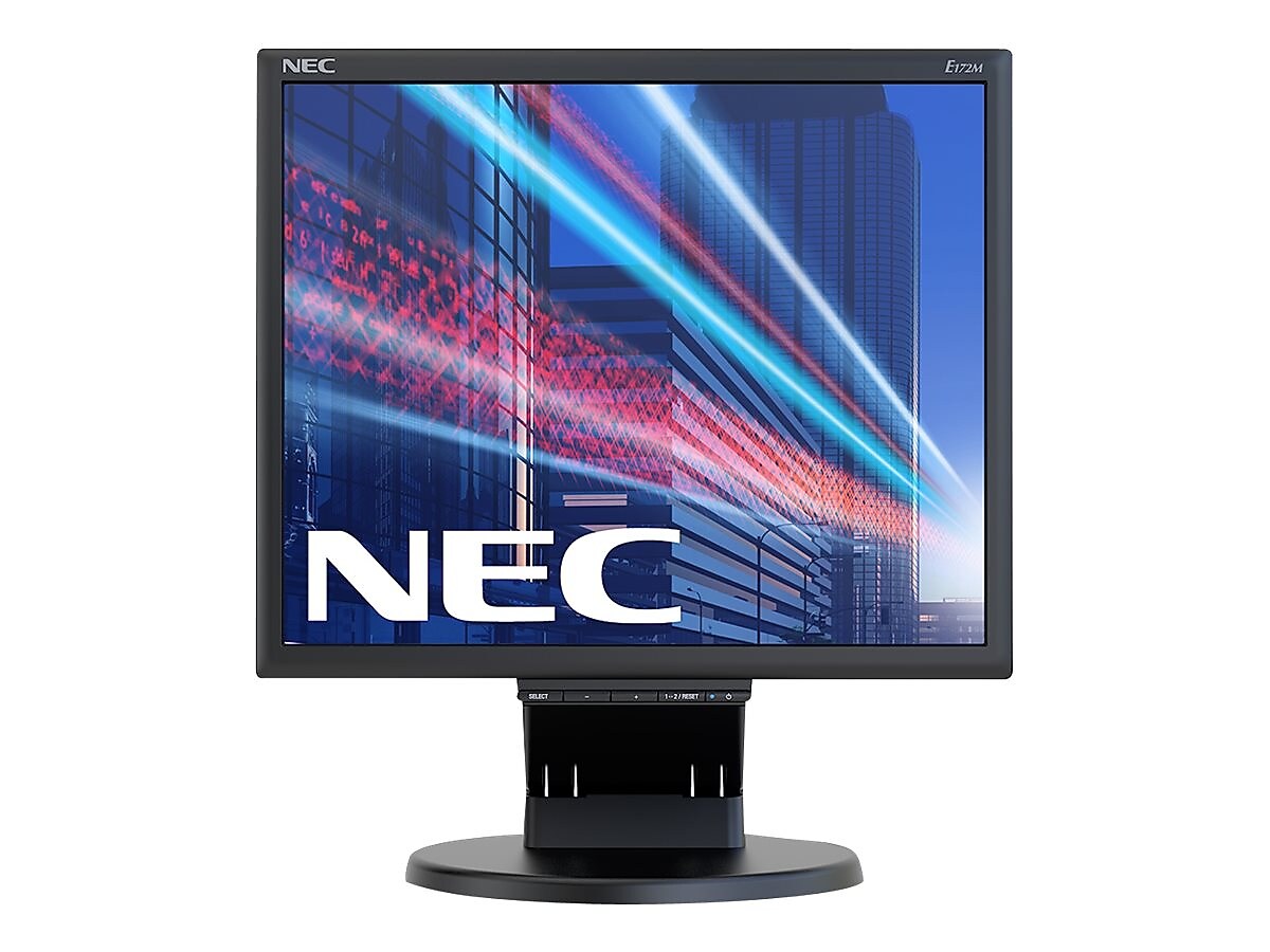 NEC MultiSync E172M-BK 17" LED Monitor, Black