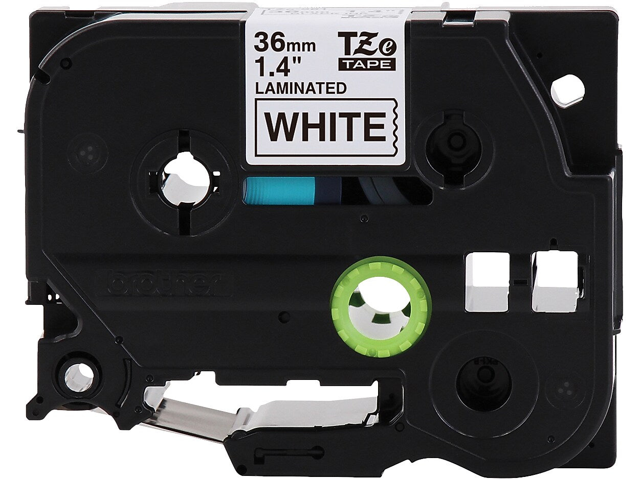 Brother P-touch TZe-M261 Label Maker Tape, 1.42"W, Black on Matte White