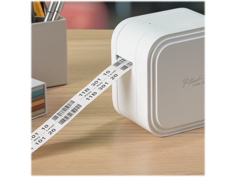 Brother P-touch TZe-M261 Label Maker Tape, 1.42"W, Black on Matte White