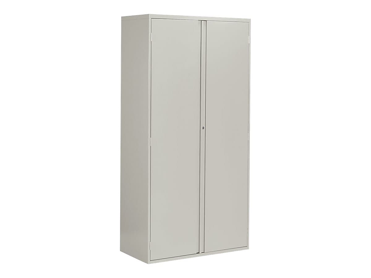 Global 9300 Series 72" Metal Storage Cabinet with 4 Shelves, Designer White (9336P-S72LDWT)