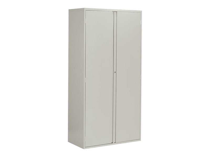 Global 9300 Series 72" Metal Storage Cabinet with 4 Shelves, Designer White (9336P-S72LDWT)