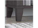 Bush Furniture Somerset 65"H 5-Shelf Bookcase with Adjustable Shelves, Storm Gray Laminate (WC81565)