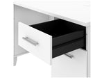 Bush Furniture Somerset 60"W Office Desk with Drawers, White (WC81928K)