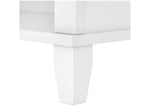 Bush Furniture Somerset 65"H 5-Shelf Bookcase with Adjustable Shelves, White Laminate (WC81965)