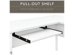 Bush Furniture Somerset 72"W L Shaped Desk with Storage, White (WC81910K)