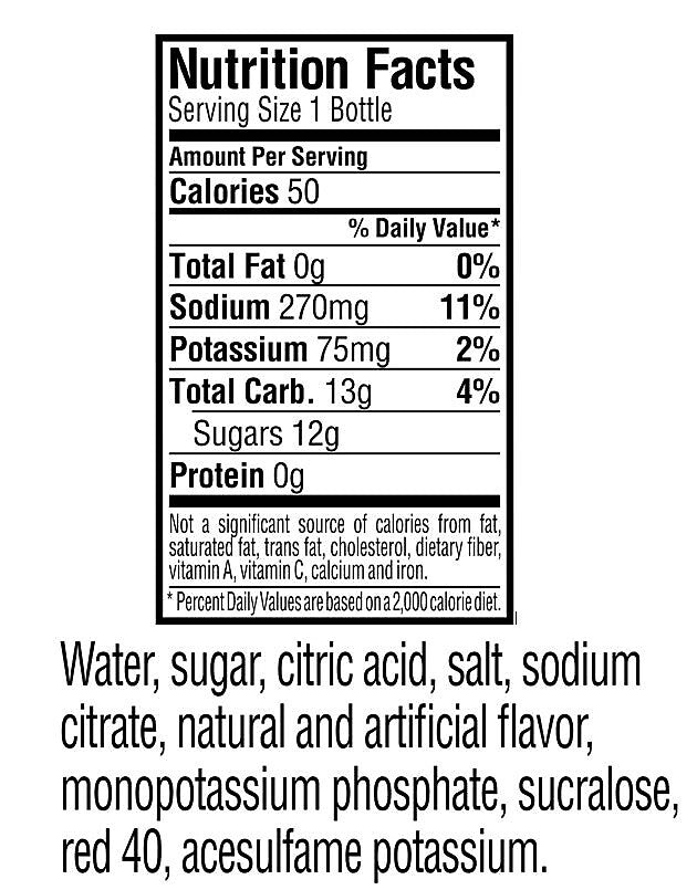 Gatorade G2 Thirst Quencher Fruit Punch Liquid Sports Drink, 20 Fl. Oz., 24/Carton (20405)