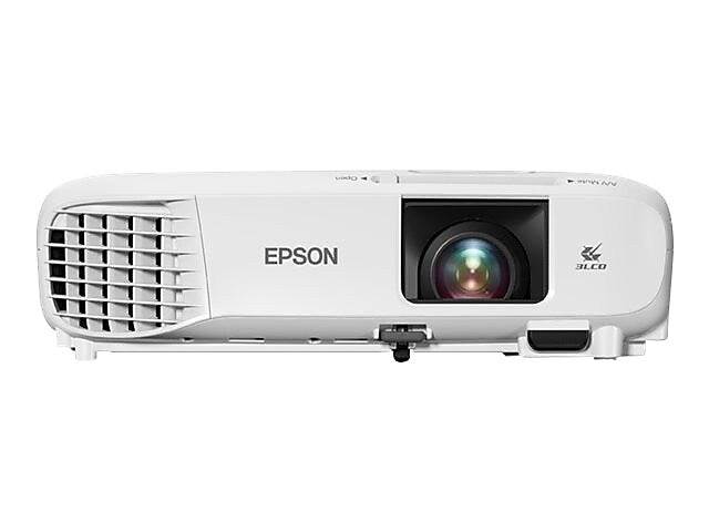 Epson PowerLite 119W 3LCD WXGA Classroom Projector with Dual HDMI, White (V11H985020)