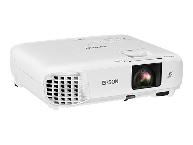 Epson PowerLite 119W 3LCD WXGA Classroom Projector with Dual HDMI, White (V11H985020)