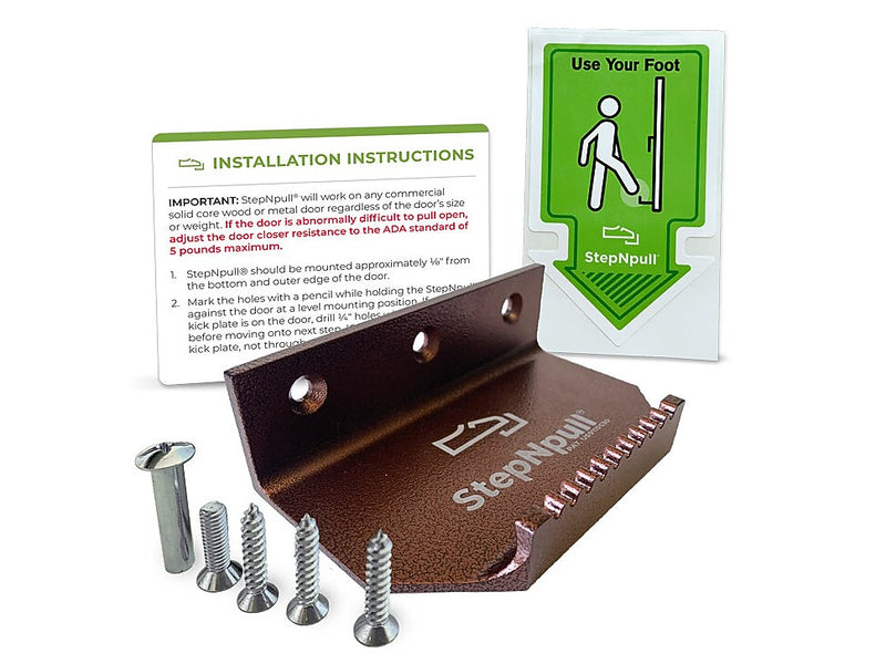 StepNpull Copper Foot-Operated Door Opener (SNPE-CV)