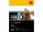 Kodak Glossy Photo Paper, 8.5" x 11", 100 Sheets/Pack (41183)