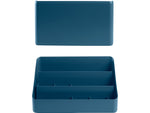 Poppin 2-Piece Desk Organizer Set, Polystyrene, Slate Blue (108023)