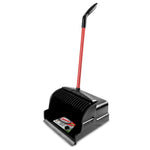 Libman Commercial 16" Heavy-Duty Large Scoop Dust Pan, Red & Black, 2/Carton (1168)