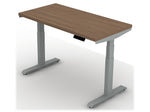 Allsteel Altitude 3-Stage A6 48"W x 30"D Height Adjustable Table Desk, NeoWalnut (TABLE4830004_N3)