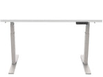 Allsteel Altitude 3-Stage A6 48"W x 24"D Height Adjustable Table Desk, Designer White (TABLE4824005_W3)