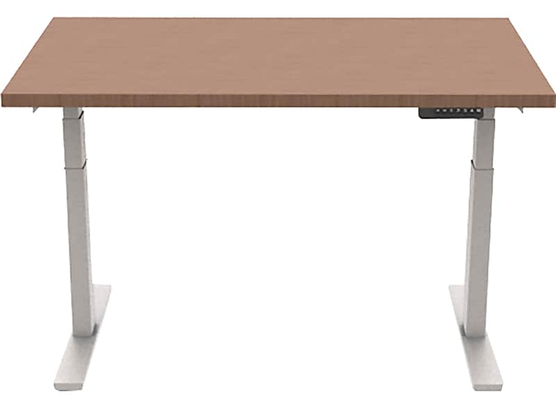 Allsteel Altitude 3-Stage A6 48"W x 30"D Height Adjustable Table Desk, Fawn Cypress (TABLE4830011_F3)