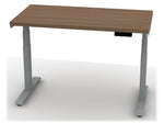 Allsteel Altitude 3-Stage A6 48"W x 30"D Height Adjustable Table Desk, Fawn Cypress (TABLE4830011_F3)