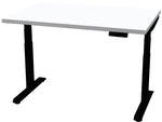 Allsteel Altitude 3-Stage A6 48"W x 24"D Height Adjustable Table Desk, Designer White (TABLE4824011_W3)