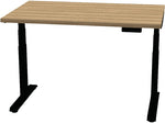Allsteel Altitude 3-Stage A6 48"W x 24"D Height Adjustable Table Desk, Fawn Cypress (TABLE4824012_F3)