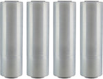 18" x 1500' 80 Gauge Cast Stretch Wrap, Clear, 4/Carton (SF188CAST)