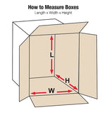 18" x 12" x 6" Shipping Boxes, 32 ECT, White, 25/Bundle (18126W)