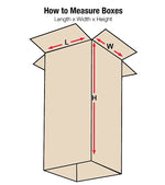 48.5" x 6.5" x 38" Heavy Duty Telescoping Boxes, 44 ECT, 10/Bundle (T48638OUTHD)