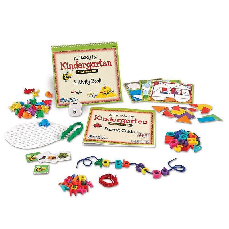 Learning Resources All Ready For Kindergarten Readiness Kit, Multicolored (LER3478)