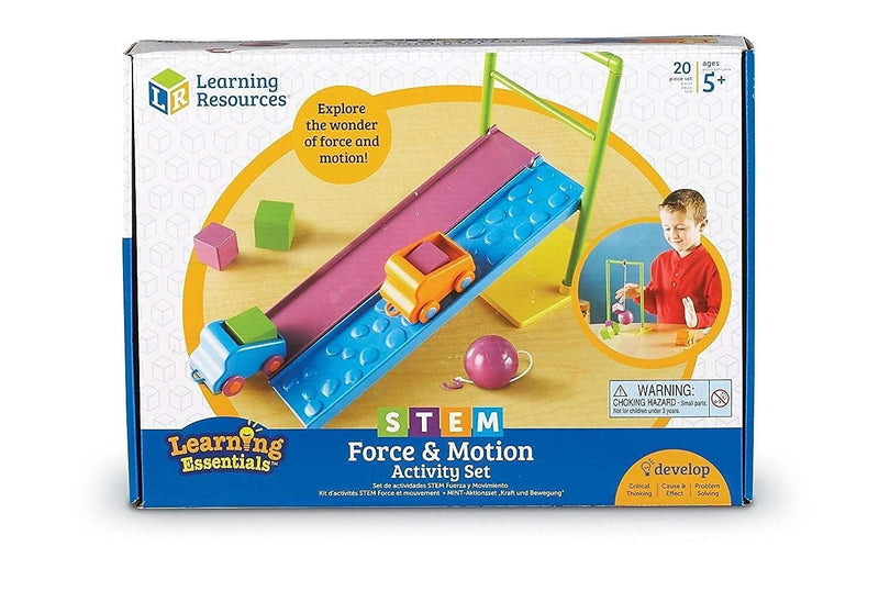 Learning Resources Learning Essentials STEM Force & Motion Activity Set (LER2822)