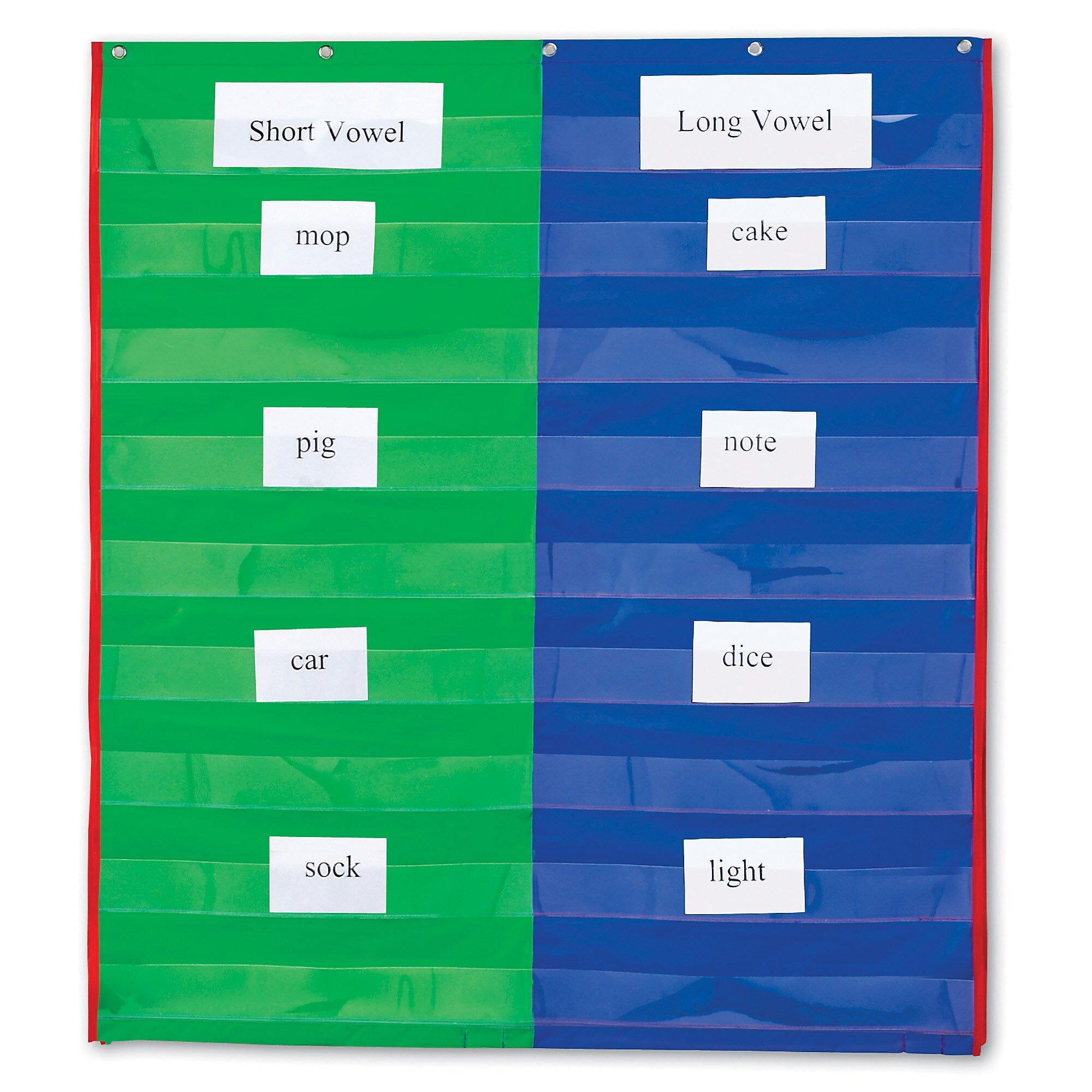 Learning Resources 11-Pocket Chart, 30" x 38" (LER2382)