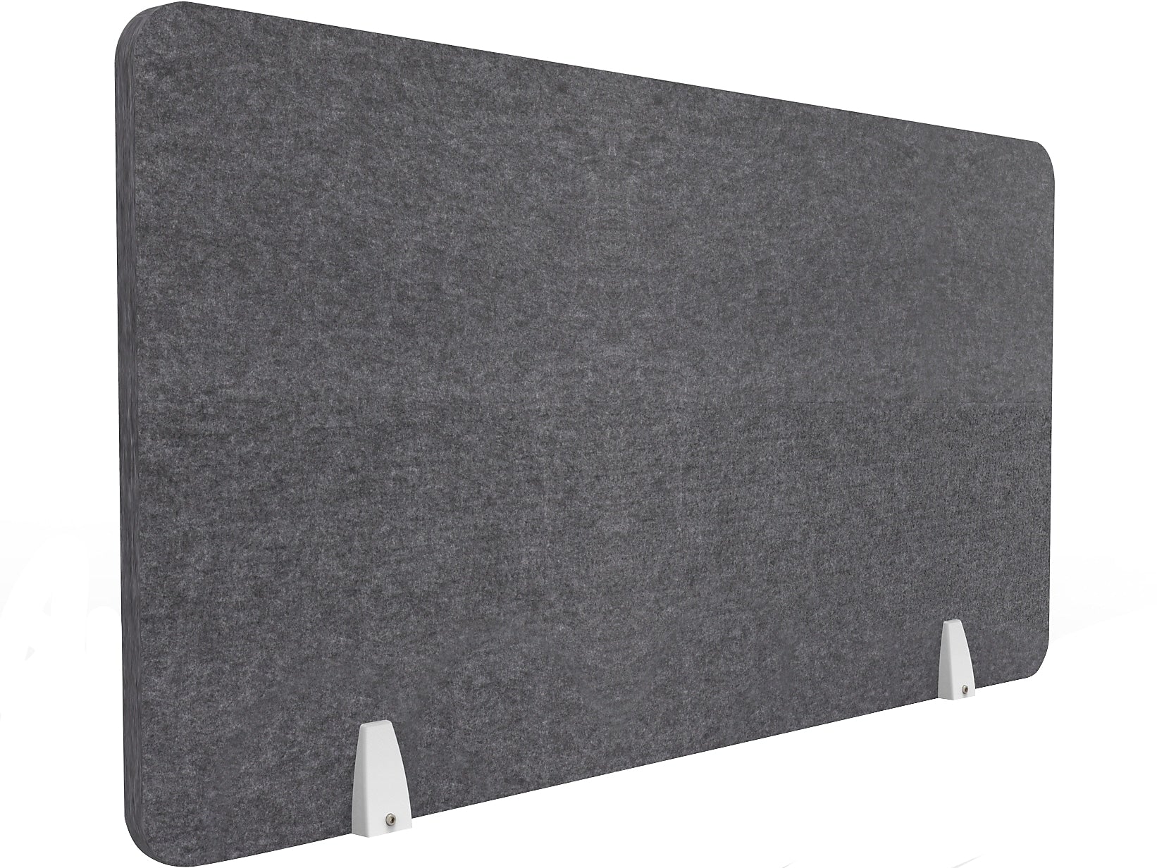 Lumeah Surface Mount Desk Screen, 23.5"H x 47"W Gray Polyester (LU.DS.48.24.1.G)