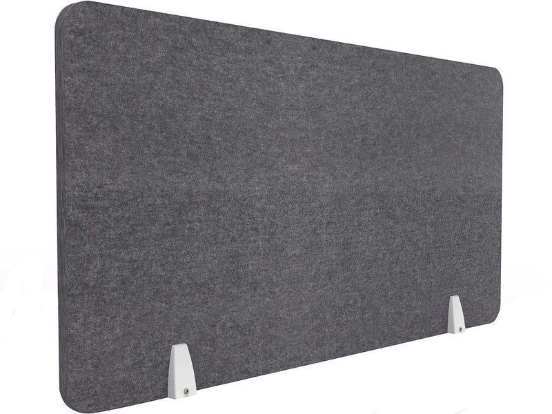 Lumeah Surface Mount Desk Screen, 23.5"H x 47"W Gray Polyester (LU.DS.48.24.1.G)