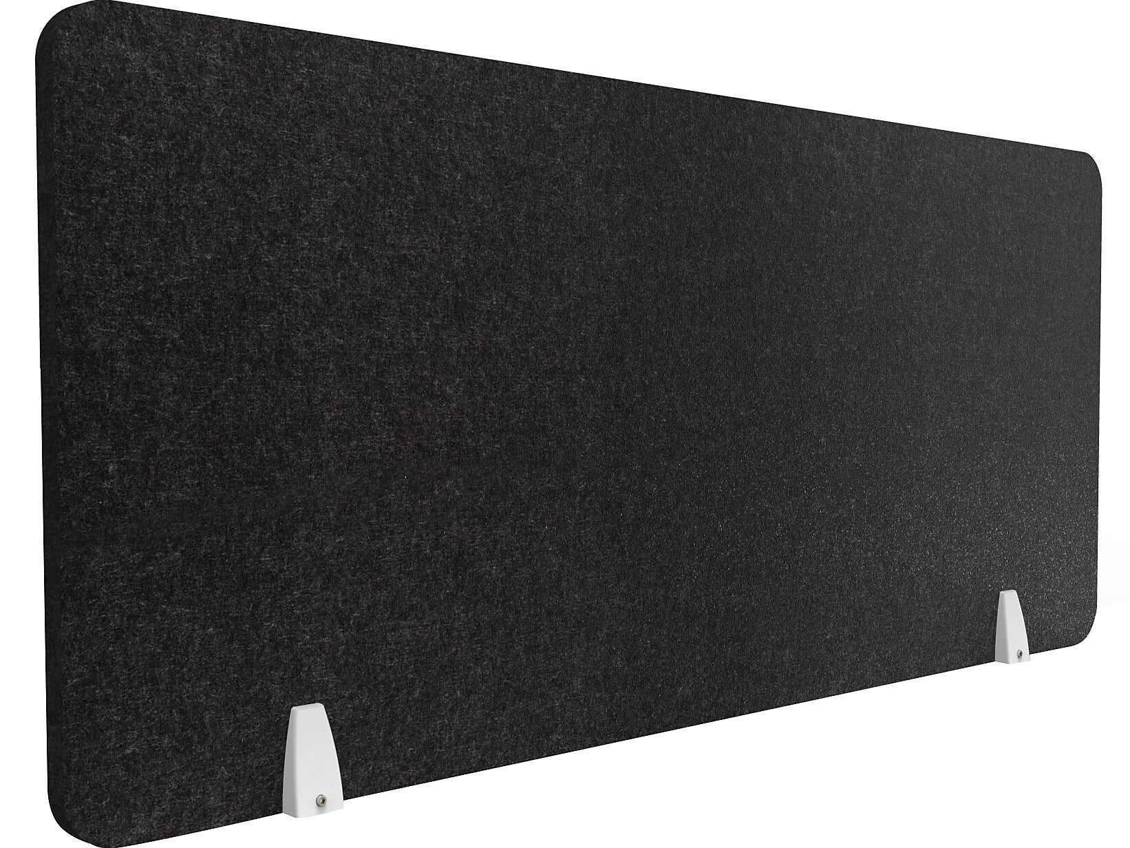 Lumeah Surface Mount Desk Screen, 23.5"H x 54.5"W Ash Polyester (LU.DS.55.24.1.A)