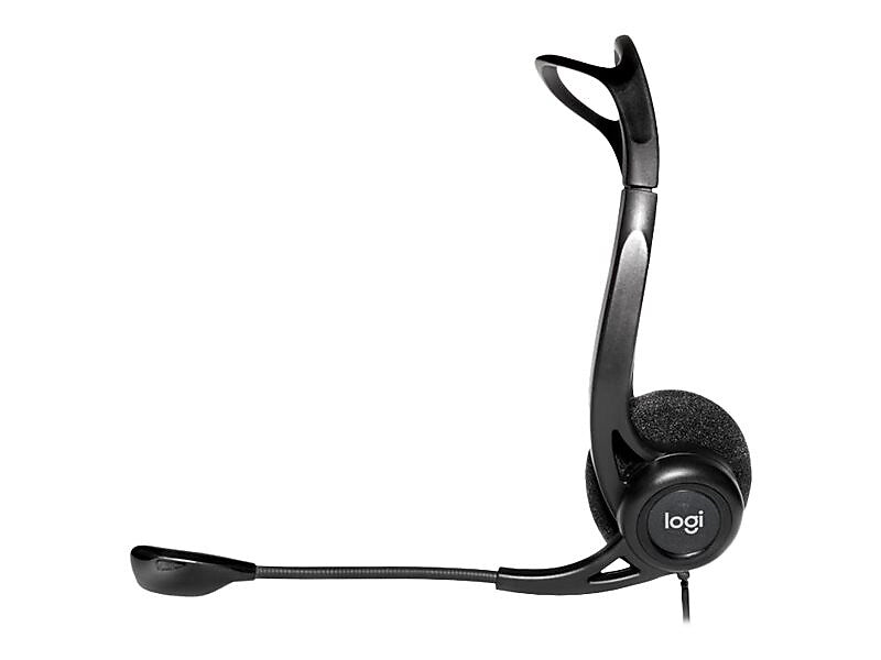Logitech 960 Stereo Headset, Over-the-Head, Black (981-000836)