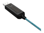 Gumdrop Droptech USB B2 Headset, Over-the-Head, Black (01H004)