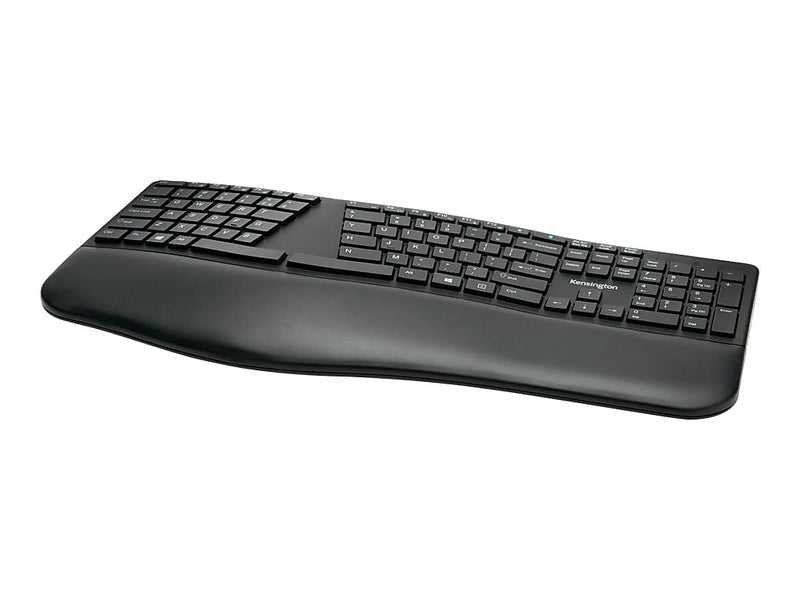 Kensington Pro Fit Ergo Wireless Keyboard, Black (K75401US)