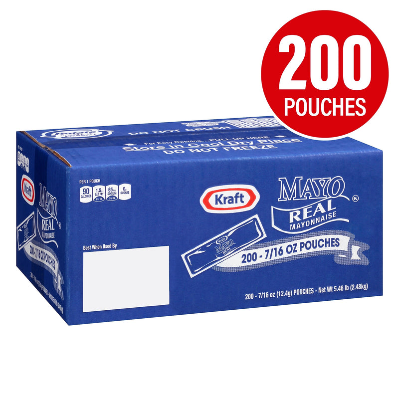 Kraft Mayonnaise, 0.44 oz., 200/Box (220-01118)